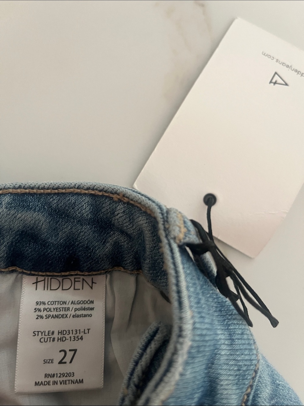 Hidden NEW The Happi Distressed Stretch Flare Jeans 27 - Picture 7 of 9